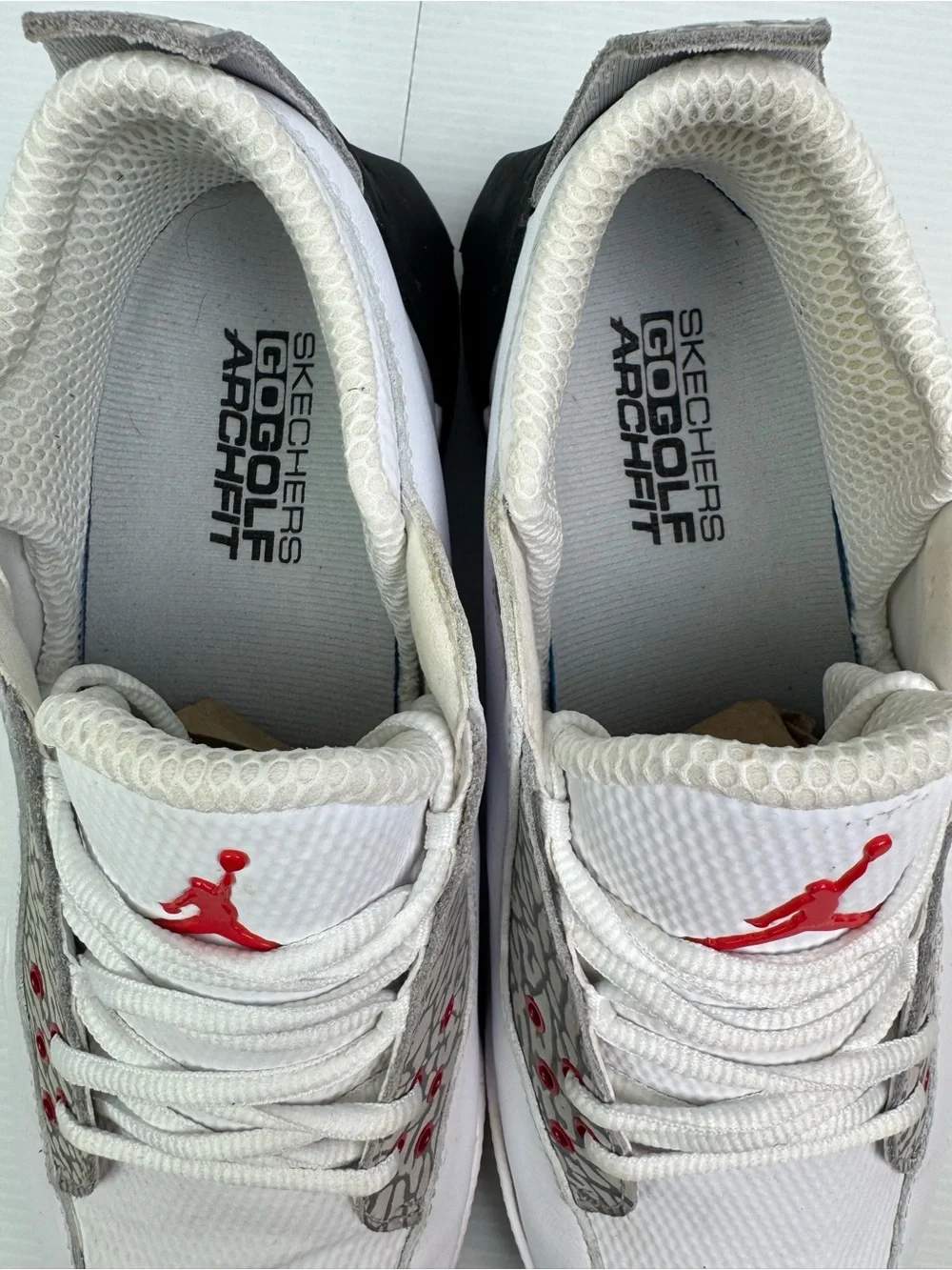 NIKE Jordan ADG 2 Golf Shoe ELEPHANT PRINT WHITE/BLACK Men’s 9.5 CT7812-100 READ